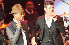 LOOKS LIKE PHARRELL & THICKE GOT TO GIVE IT UP