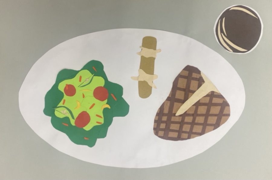 Favorite Food Paper Collage