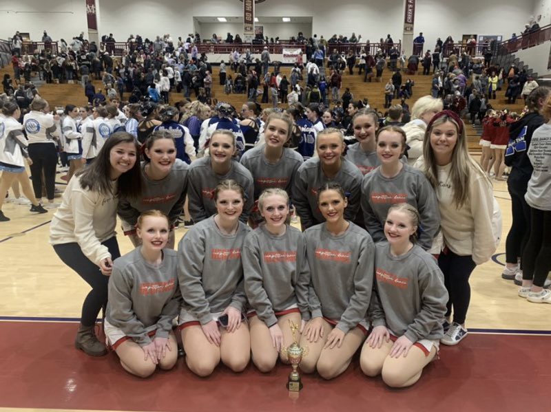 Dance Team Emerges from Mill Creek Invitational with 2nd Place Finish