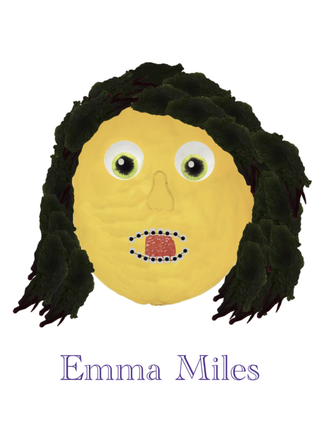 Melon Head Self Portrait – E. Miles