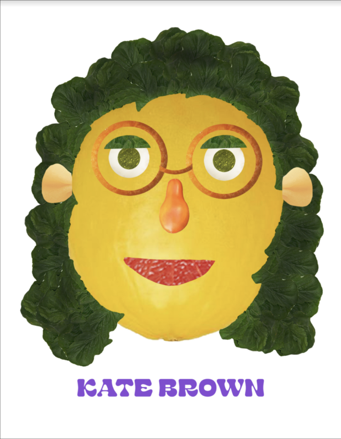 Melon Head Self Portrait – Kate Brown