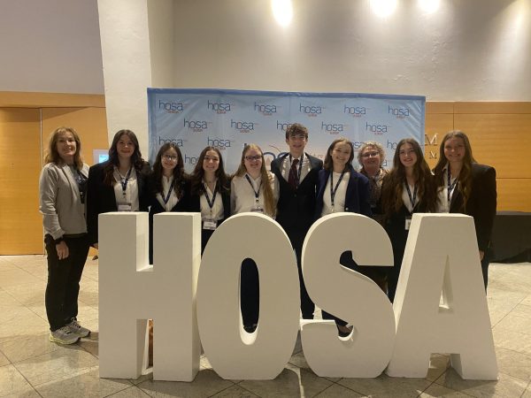 Heritage HOSA Members Place at State