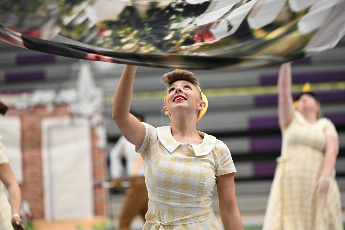 Winter Guard Spins the Competition
