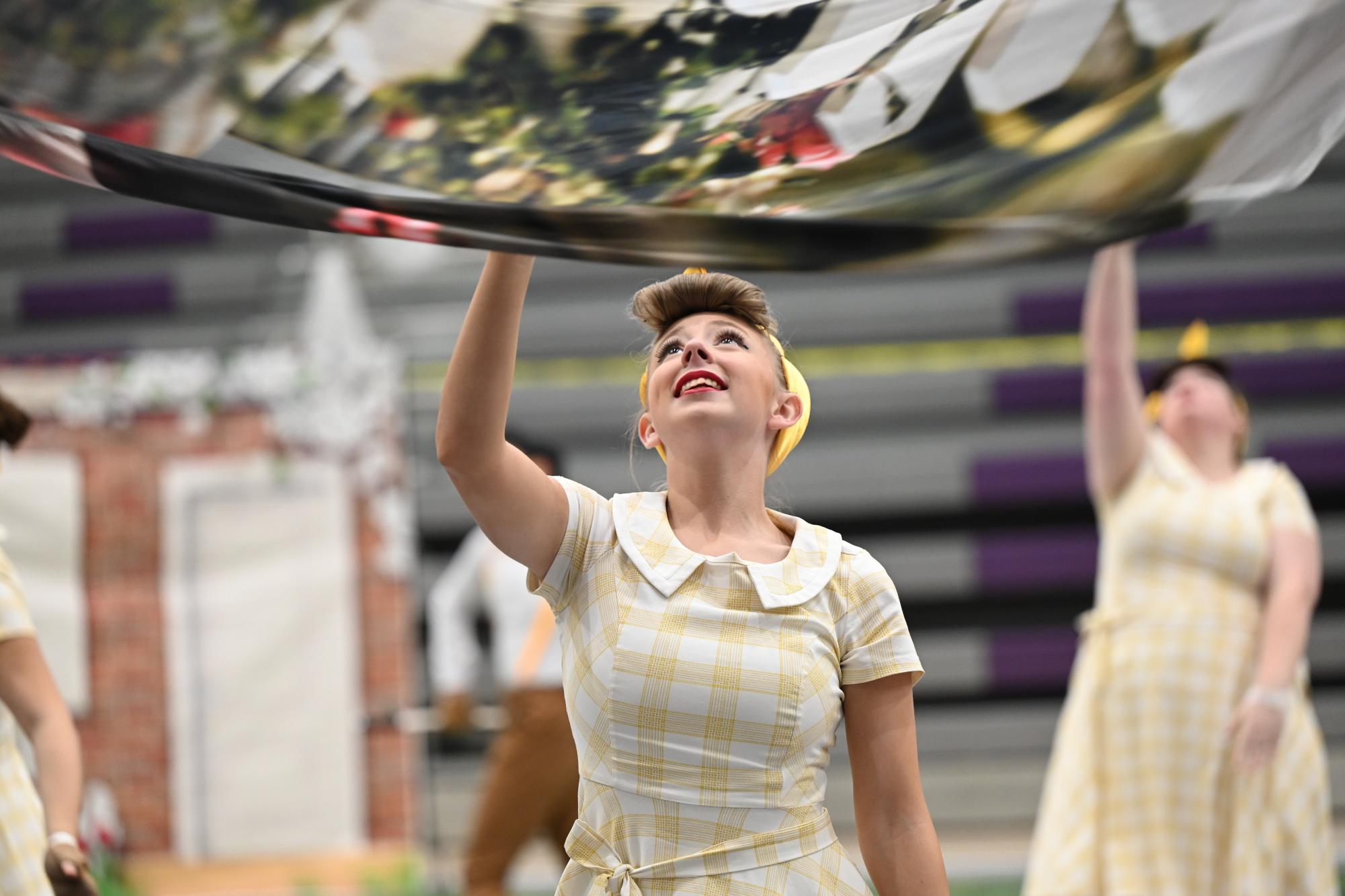 Winter Guard Spins the Competition